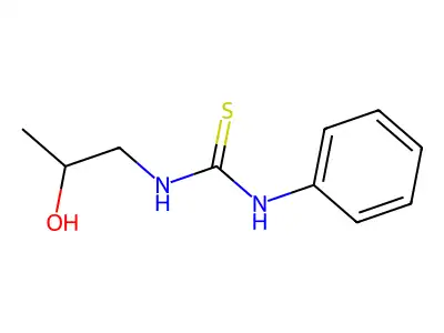 N-(2-Hydroxypropyl)-N'-phenylthiourea structure