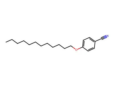 4-Dodecyloxybenzonitrile structure