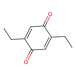 2,5-Diethylcyclohexa-2,5-diene-1,4-dione structure