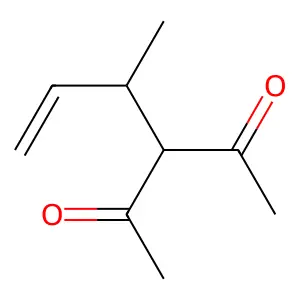 2,4-Pentanedione, 3-(1-methyl-2-propenyl)- structure