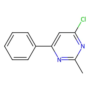 4-Chloro-2-methyl-6-phenylpyrimidine structure