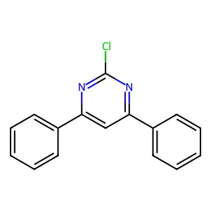 2-Chloro-4,6-diphenylpyrimidine structure