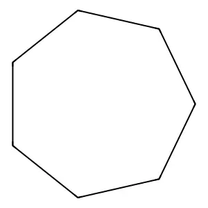 环庚烷 structure