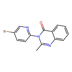 3-(5-Bromopyridin-2-yl)-2-methylquinazolin-4-one structure