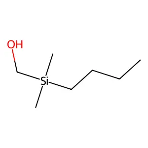 [Butyl(dimethyl)silyl]methanol structure
