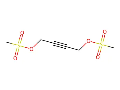2-丁炔-1,4-二醇-1,4-二甲磺酸酯 structure