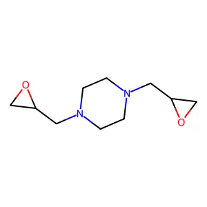 1,4-Bis(2-oxiranylmethyl)piperazine structure