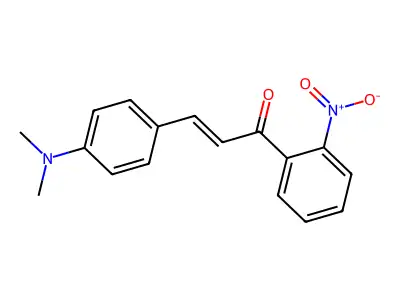 3-[4-(Dimethylamino)phenyl]-1-(2-nitrophenyl)prop-2-en-1-one structure