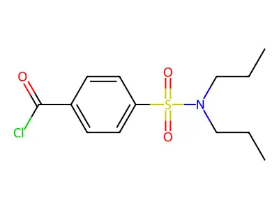 4-(Dipropylsulfamoyl)benzoyl chloride structure
