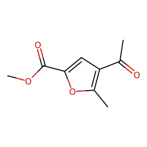 Methyl 4-acetyl-5-methylfuran-2-carboxylate structure