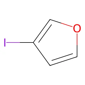 Furan, 3-iodo- structure
