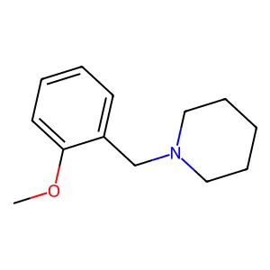 Piperidine, 1-((2-methoxyphenyl)methyl)- structure