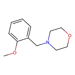 Morpholine, 4-((2-methoxyphenyl)methyl)- structure