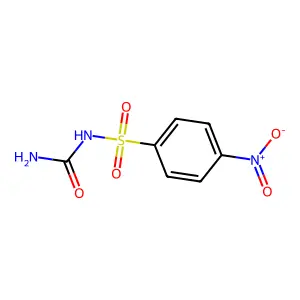 p-Nitrophenylsulfonylurea structure