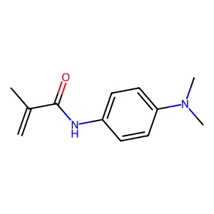 N-[4-(dimethylamino)phenyl]-2-methylacrylamide structure