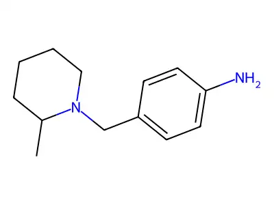4-[(2-Methylpiperidin-1-yl)methyl]aniline structure