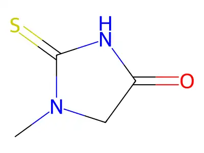 1-Methyl-2-sulfanylideneimidazolidin-4-one structure