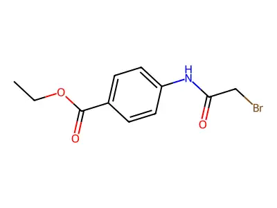 Ethyl 4-[(2-bromoacetyl)amino]benzoate structure