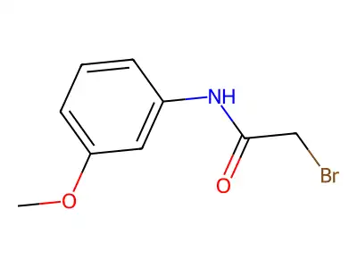 2-bromo-N-(3-methoxyphenyl)acetamide structure