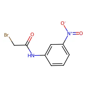 2-bromo-N-(3-nitrophenyl)acetamide structure