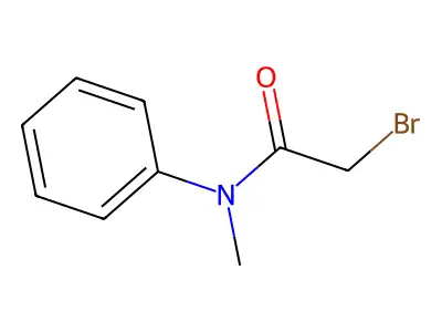 2-溴-N-甲基-N-苯基乙酰胺 structure