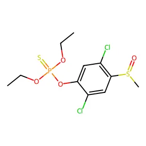 氯硫磷亚砜 structure