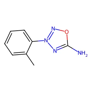 3-(2-Methylphenyl)oxatriazol-3-ium-5-amine structure