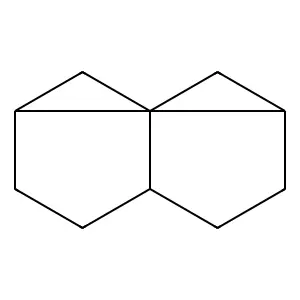 Tricyclo(4.4.0.0(3,9))decane structure