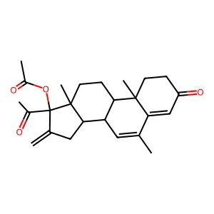 醋酸美伦孕酮 structure