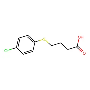 4-[(4-Chlorophenyl)sulfanyl]butanoic acid structure