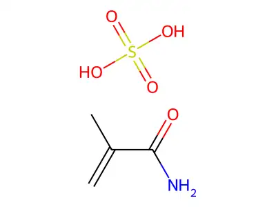 2-甲基-2-丙烯酰胺硫酸盐(1:1) structure