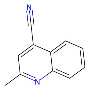 2-Methylquinoline-4-carbonitrile structure