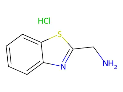 2-Benzothiazolemethanamine structure