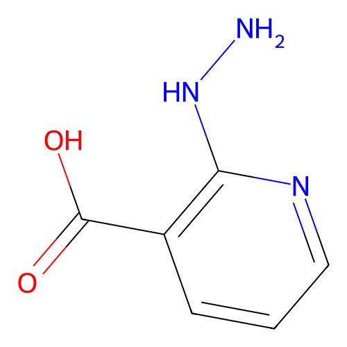 Hydrazinonicotinic acid structure