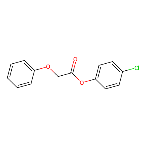 4-Chlorophenyl phenoxyacetate structure
