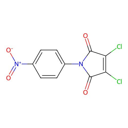 3,4-Dichloro-1-(4-nitrophenyl)-1H-pyrrole-2,5-dione structure