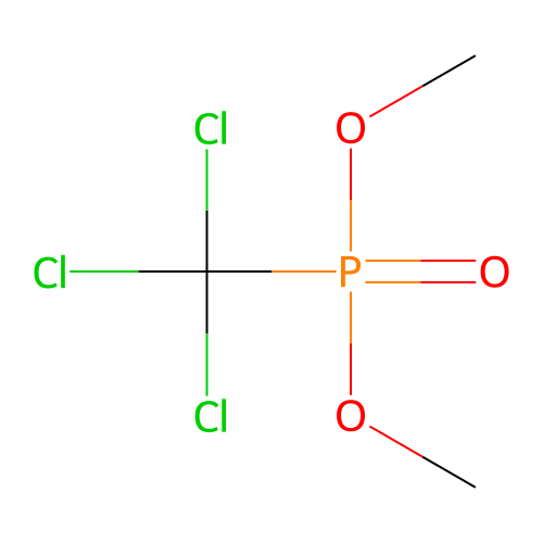 Dimethyl trichloromethyl phosphonate structure