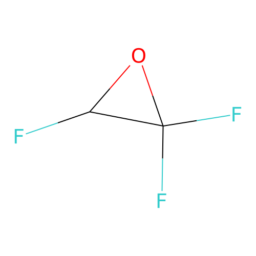 Trifluorooxirane structure