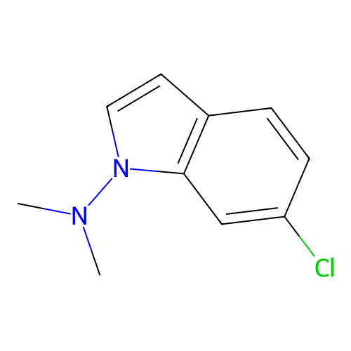 6-chloro-N,N-dimethylindol-1-amine structure