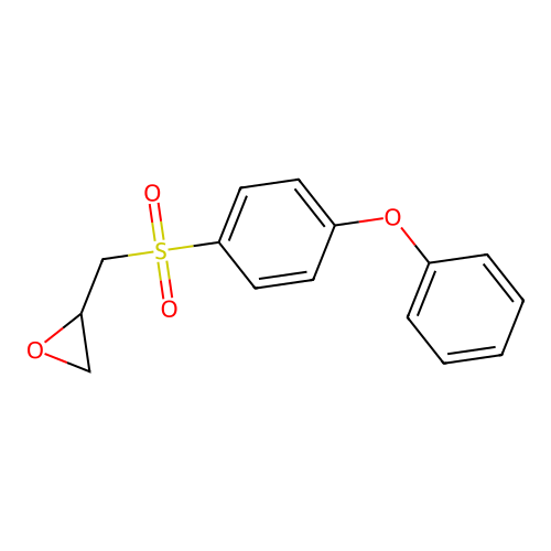 2-[(4-Phenoxyphenyl)sulfonylmethyl]oxirane structure