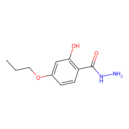 2-Hydroxy-4-propoxybenzohydrazide structure