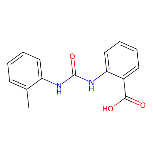 2-[(2-Toluidinocarbonyl)amino]benzoic acid structure