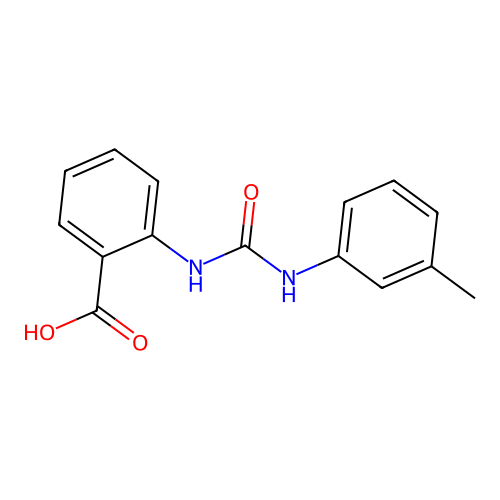 2-[(3-Toluidinocarbonyl)amino]benzoic acid structure
