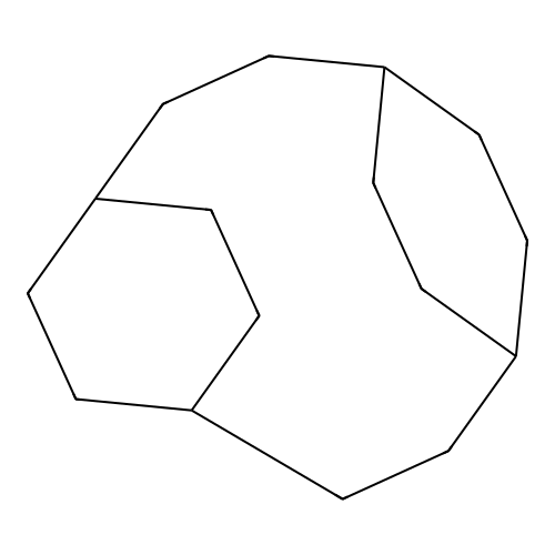 Tricyclo(8.2.2.24,7)-hexadecane structure