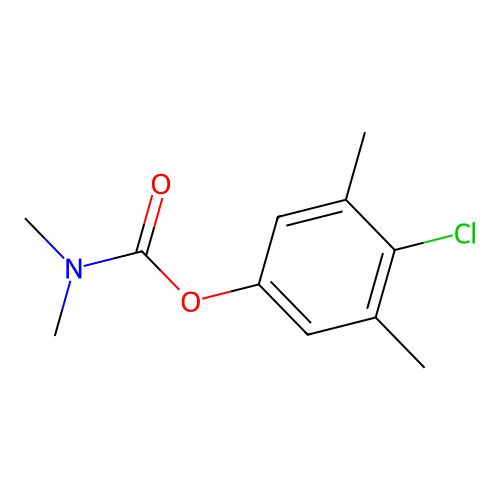 4-Chloro-3,5-dimethylphenyl dimethylcarbamate structure