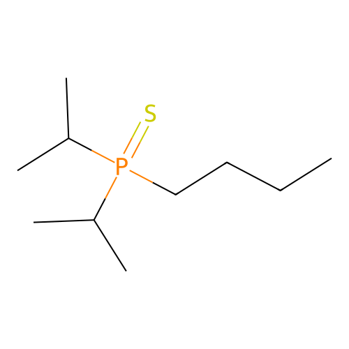 Butyl(dipropan-2-yl)phosphane sulfide structure