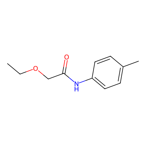 2-ethoxy-N-(4-methylphenyl)acetamide structure