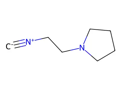 1-(2-Isocyanoethyl)pyrrolidine structure