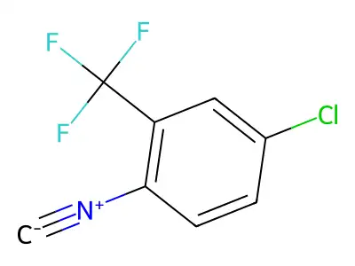 4-Chloro-1-isocyano-2-(trifluoromethyl)benzene structure