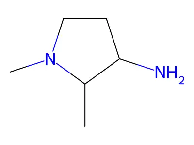 1,2-Dimethylpyrrolidin-3-amine structure